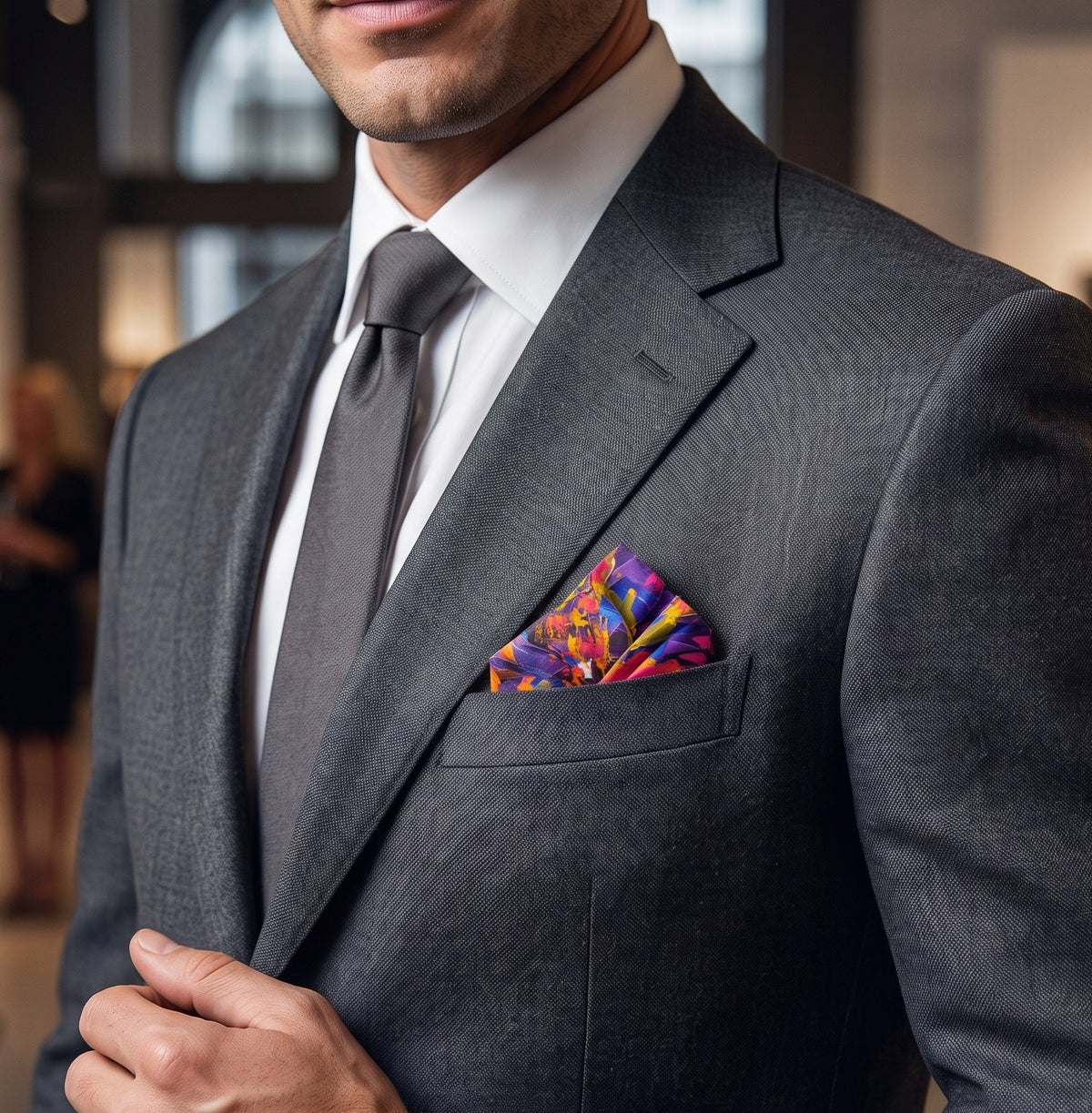 Men's Silk Twill Pocket Squares