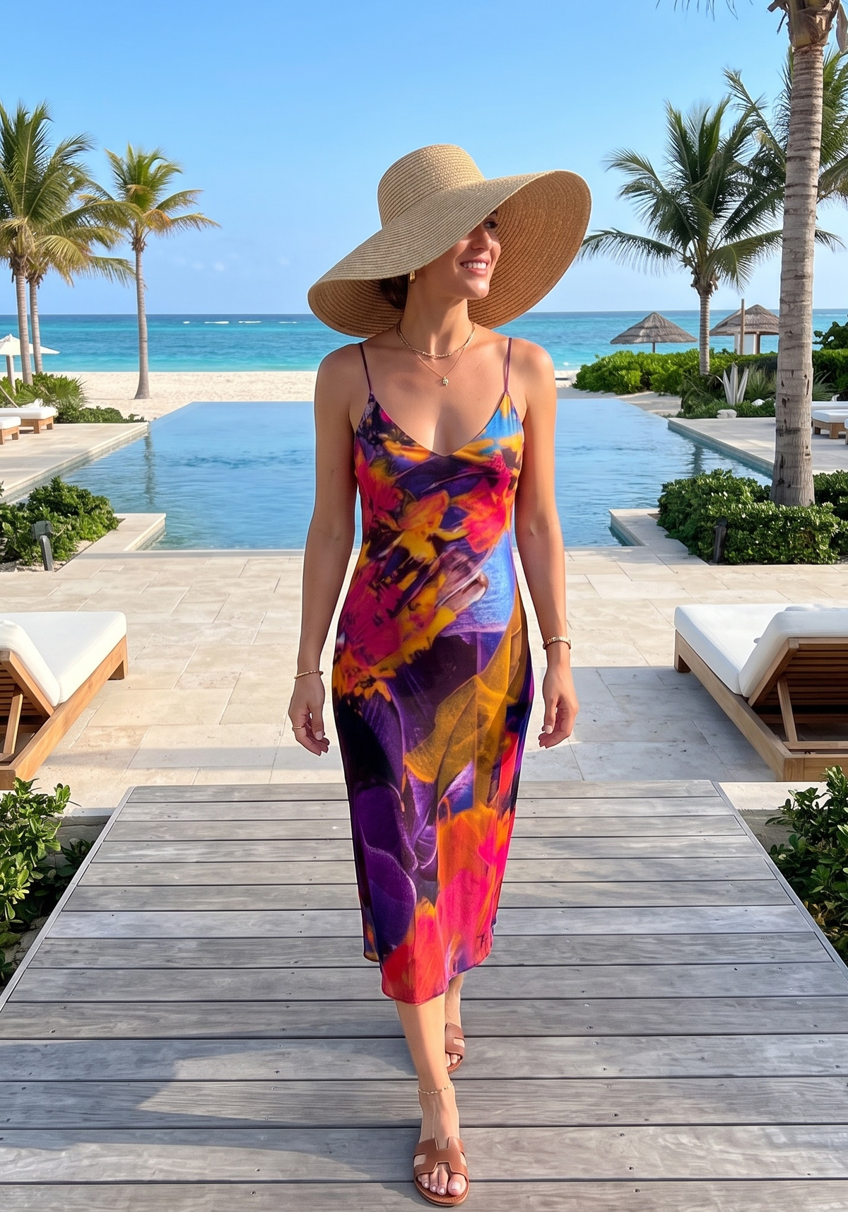Sleeveless Midi Dress