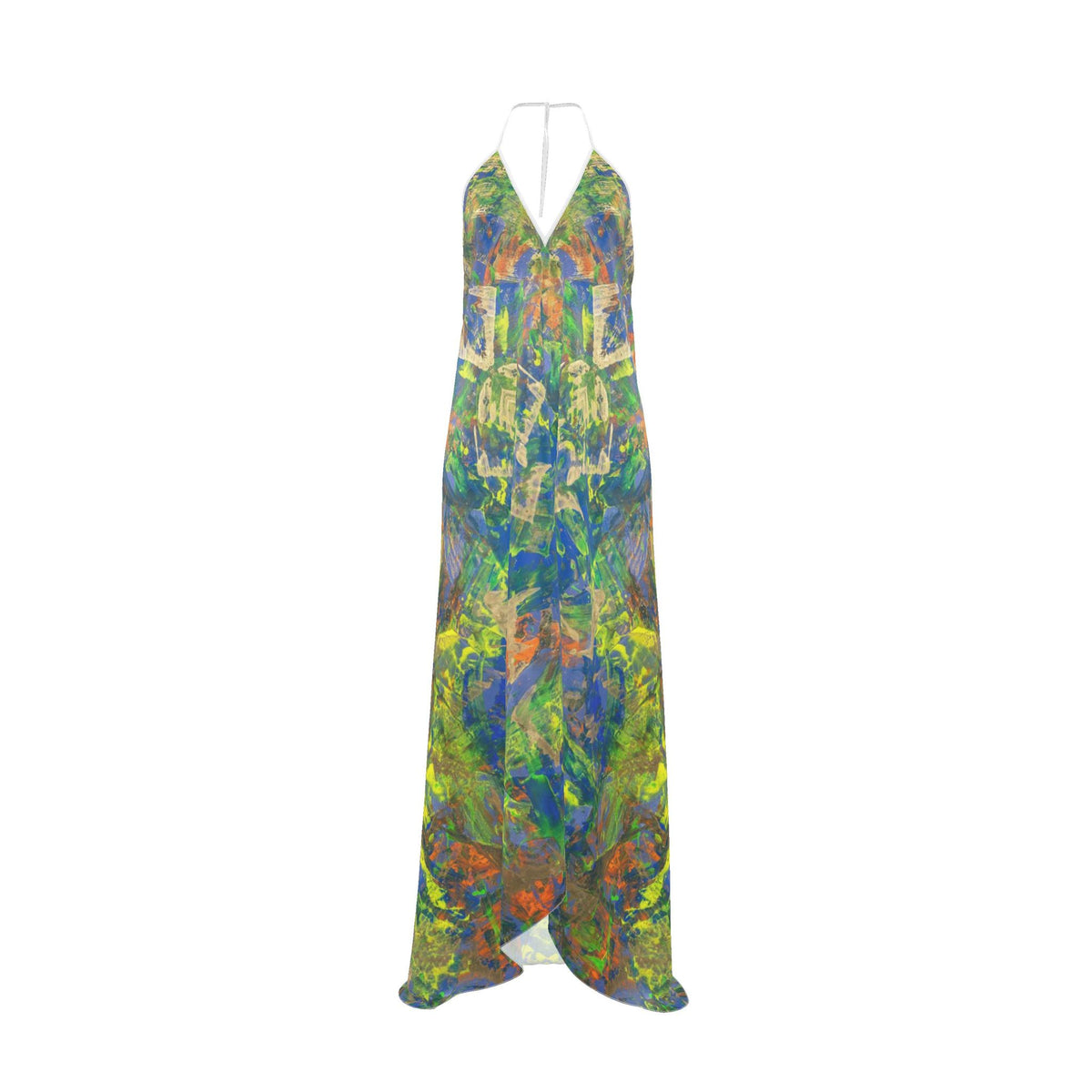 Halterneck backless dress Party on Tahoe