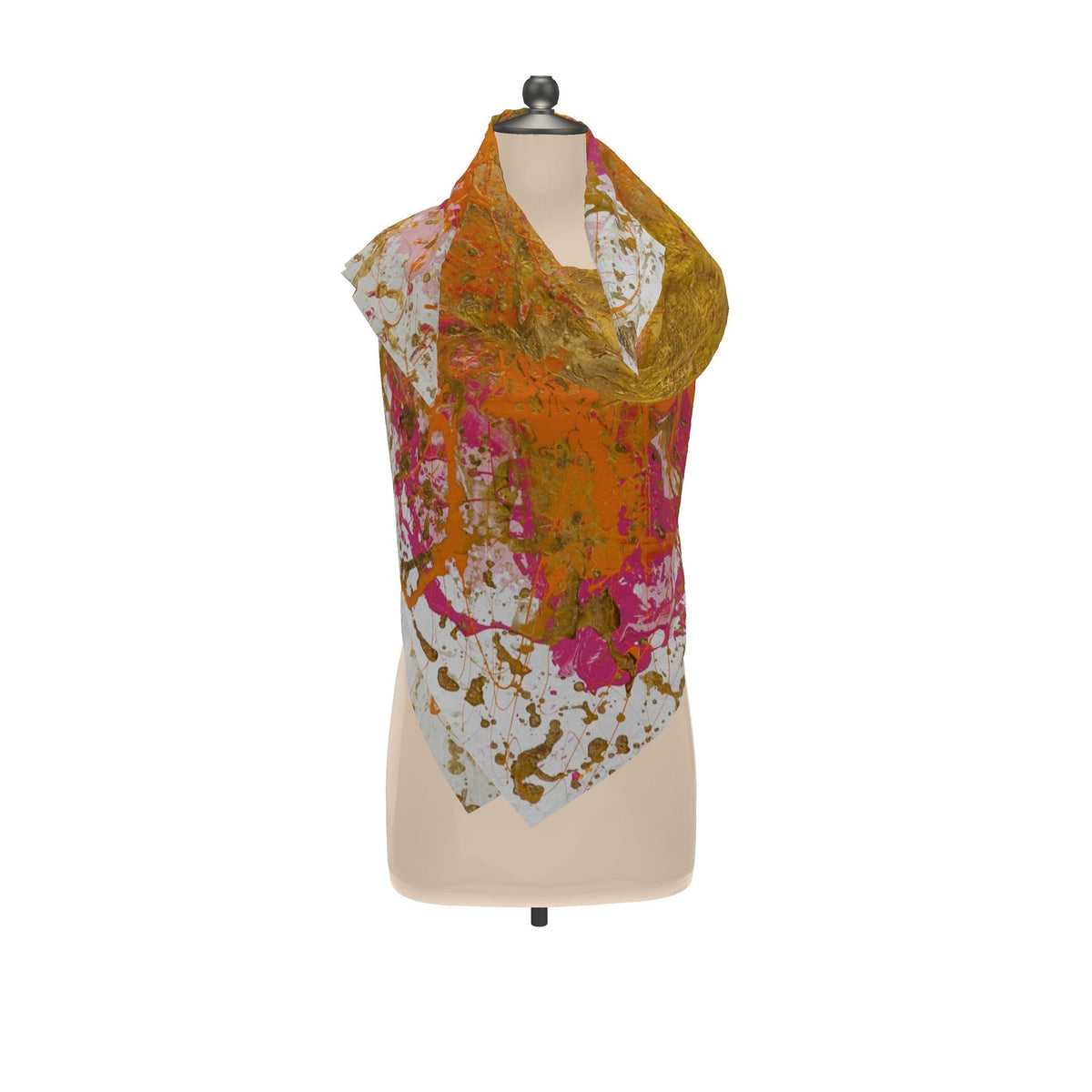 Scarf Wrap or Shawl Atomic Sunflower